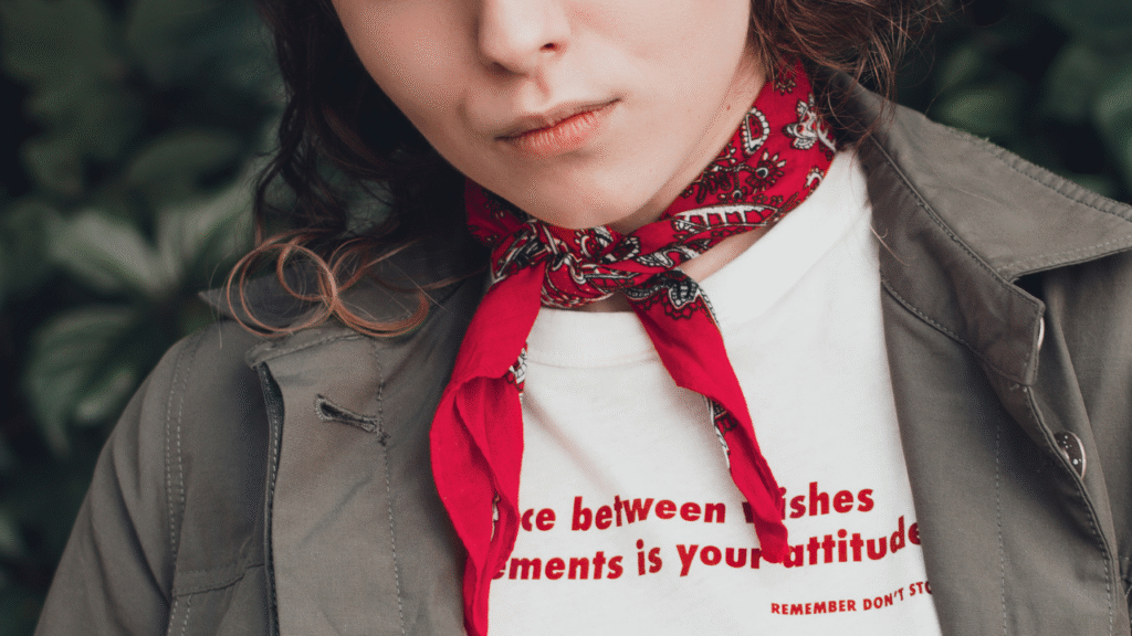 pañuelo en el cuello