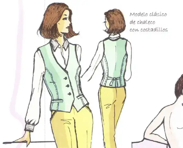 chaleco dibujo