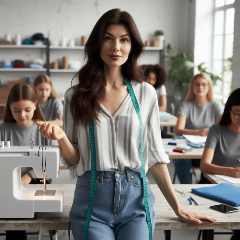 Cómo estructurar una clase de costura para principiantes
