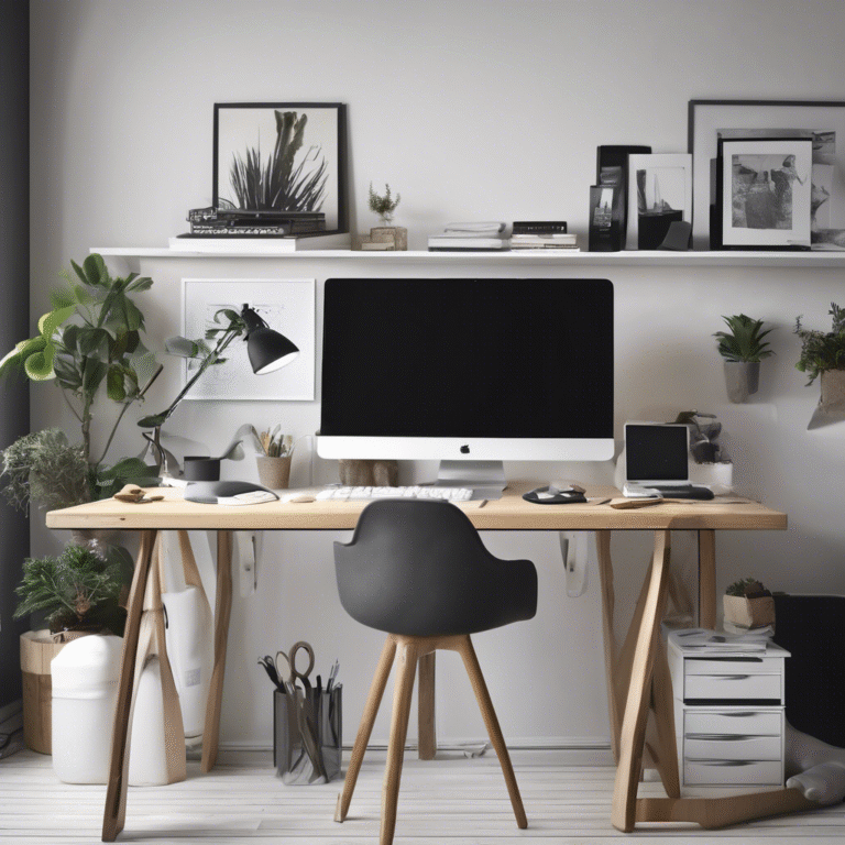 Cómo mantener tu espacio de trabajo limpio y organizado